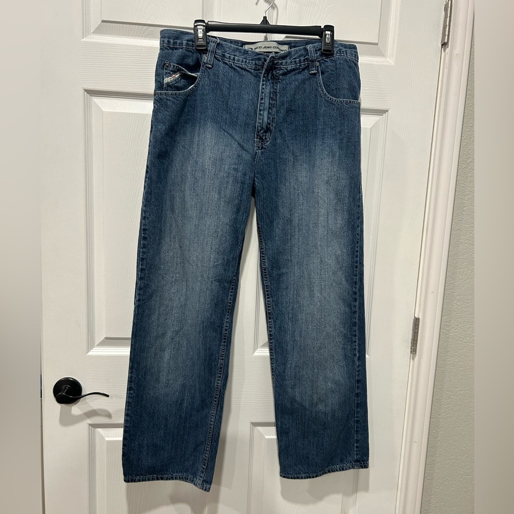 Paco Jeans Denim Company Wide Leg Skater Baggy Jeans Mens Size 36x32 See Details